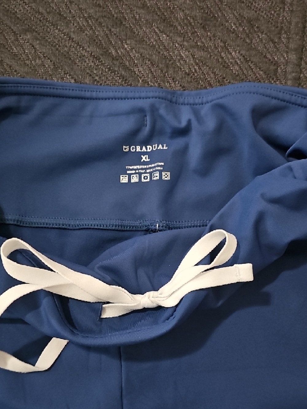 Everyday Blue Drawstring Jogger Pants - Picture 2 of 8